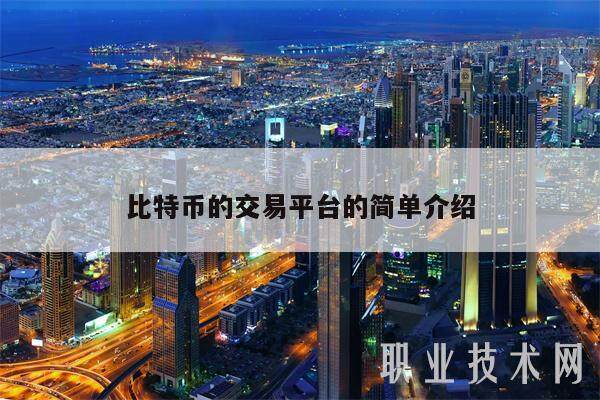 比特币的交易平台的简单介绍-第1张图片-交易所